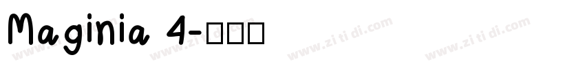 Maginia 4字体转换